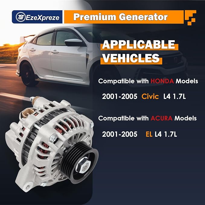 EzeXpreze Honda Civic Acur.a Alternator Replacement - Image 2
