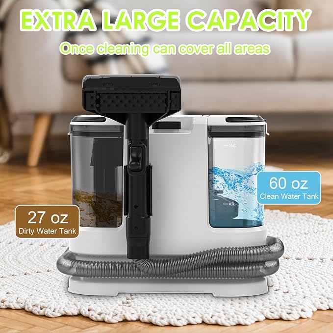 Portable Carpet & Upholstery Cleaner, Deep Cleaning - Image 5