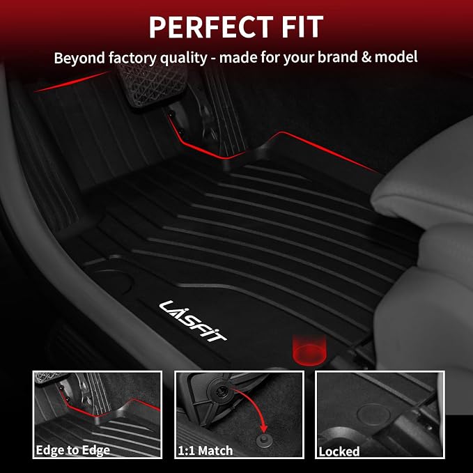 LASFIT Floor Mats for Mercedes Benz GLC 2016-2022, GLC300 / GLC350e / GLC43 AMG - Image 2