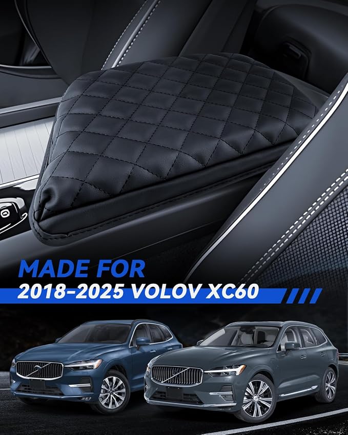 Armrest Cover for Volvo XC60 2018-2024 2025 Accessories Center Console Middle - Image 2