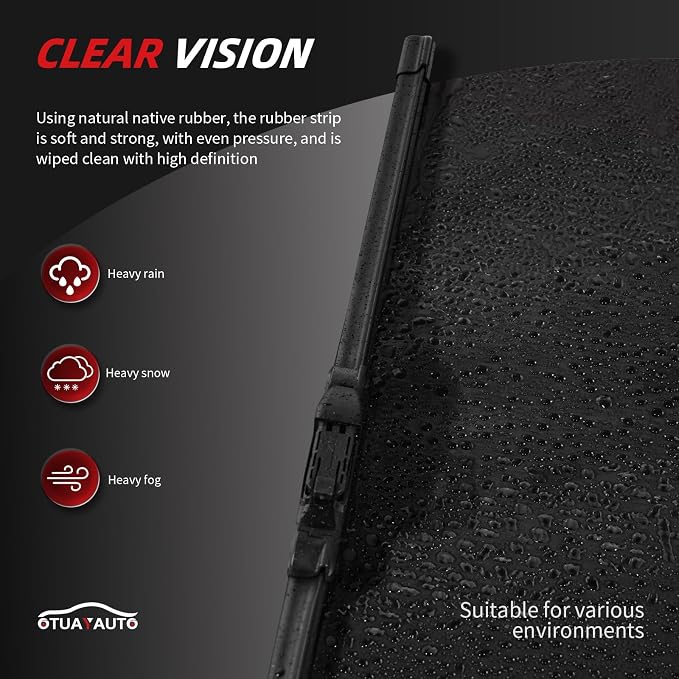 OTUAYAUTO Premium Windshield Wiper Blades - Image 5