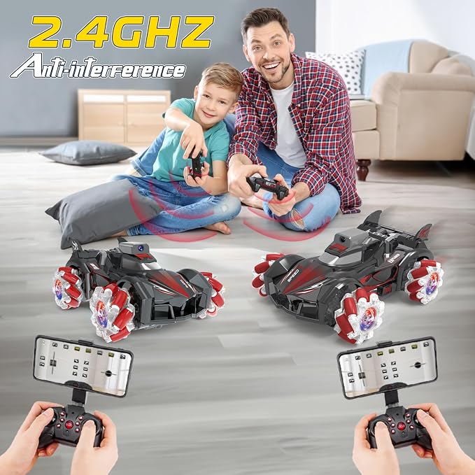 Yasola RC Car with Camera for Kids, Remote Control 360° Rotating High Speed - Image 5