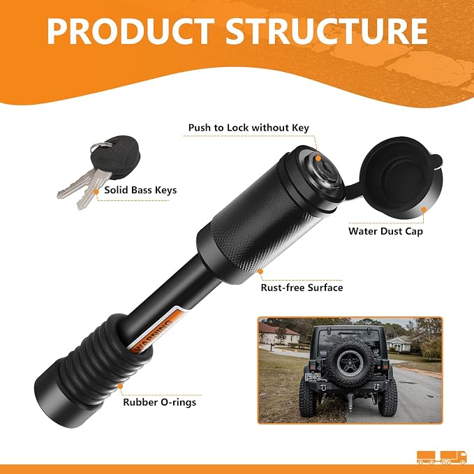 Trailer Hitch Locks, Hitch Lock - Image 4