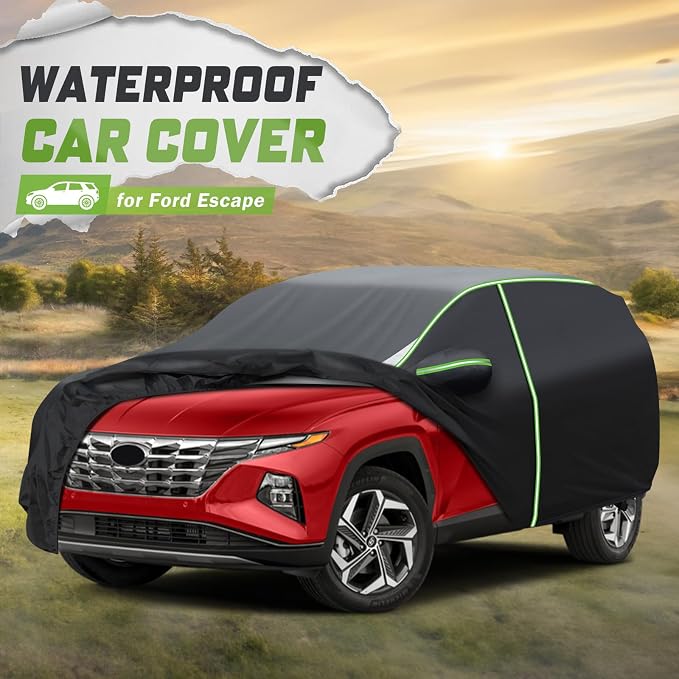 Mixsuper Liner Car Cover for Ford Escape 2000-2026, 7 Layers Waterproof Car - Image 2