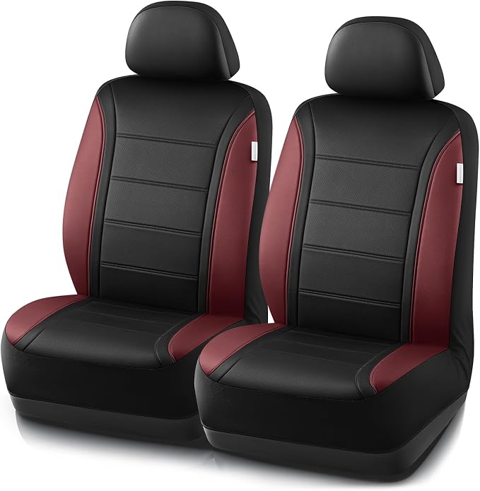 Road Comforts Leather Seat Covers, Breathable Car Seat Covers Front Seat by RoadComforts