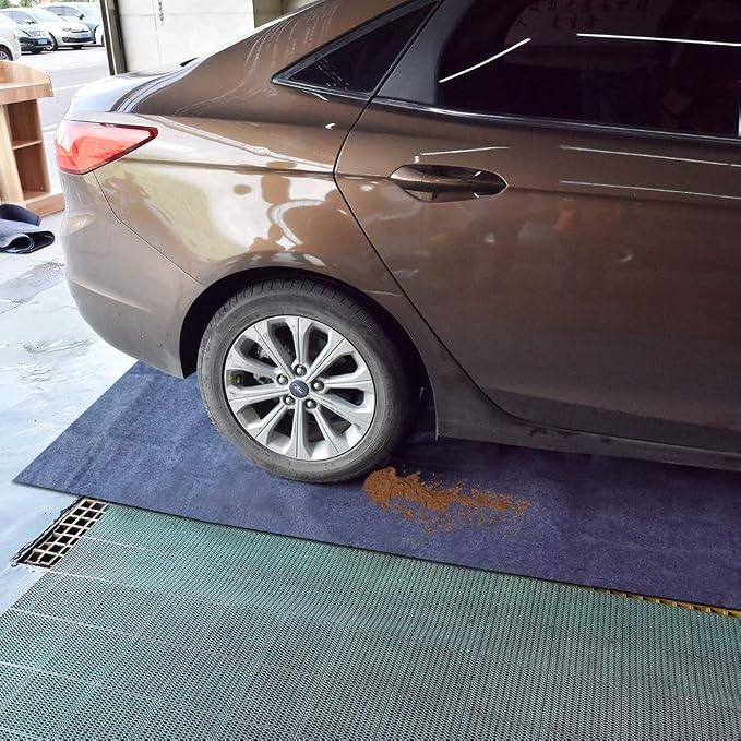 Garage Floor Mat, Absorbent Fabric, Anti-slip and Waterproof Backing, Garage - Image 6