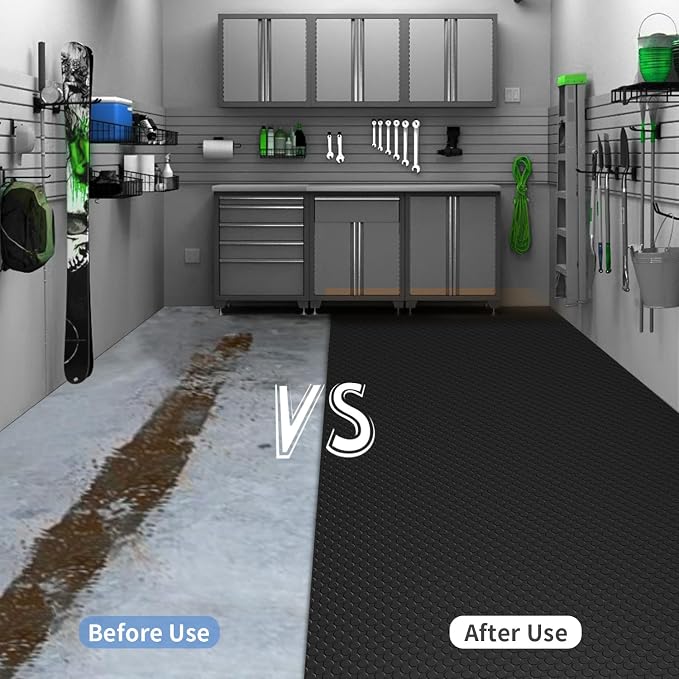 Premium Garage Floor Mat, Commercial Grade Heavy Duty Parking Mat - Image 3