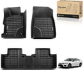 YHTAUTO Floor Mats Fit 2012-2015 Honda Civic Sedan, TPE All Weather Car Mats by YHTAUTO