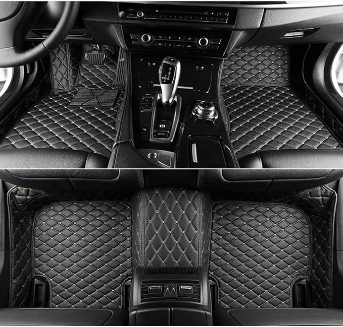 Custom All-Weather Protection Luxury Leather Floor Mats - Image 2