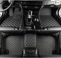 Custom All-Weather Protection Luxury Leather Floor Mats by JTXWANG