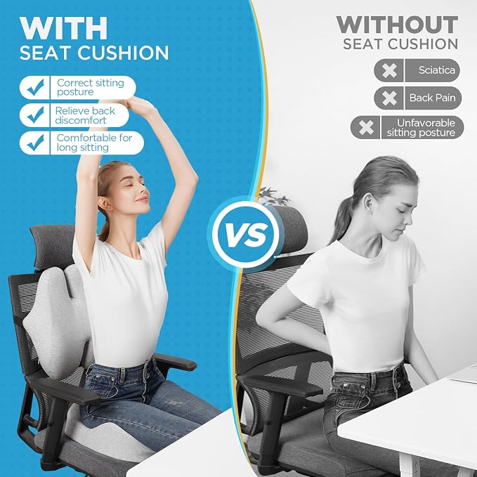 BEAUTRIP Seat Cushion & Lumbar Support Pillow - Image 6