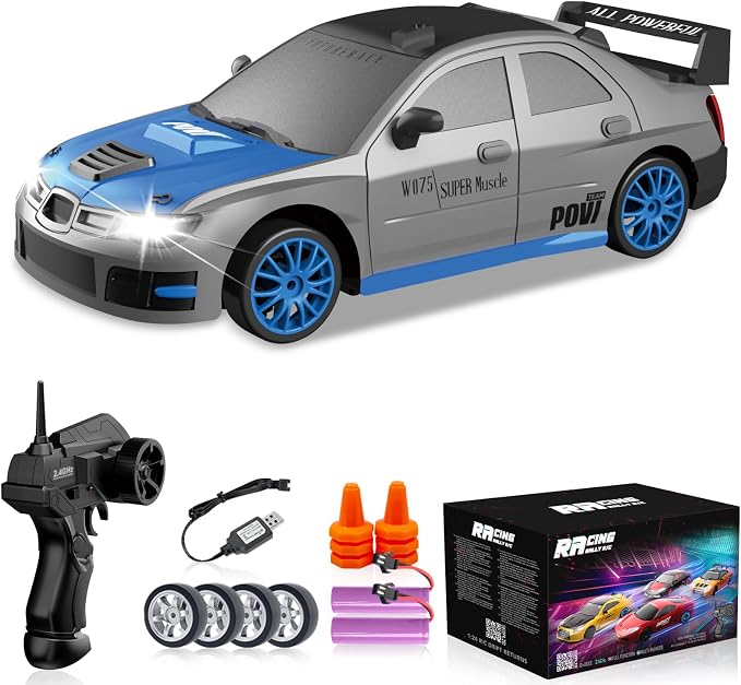 RC Drift Car, 1/24 2.4GHz 4WD Remote Control Car High Speed Drift RC Cars by YUANPLAN