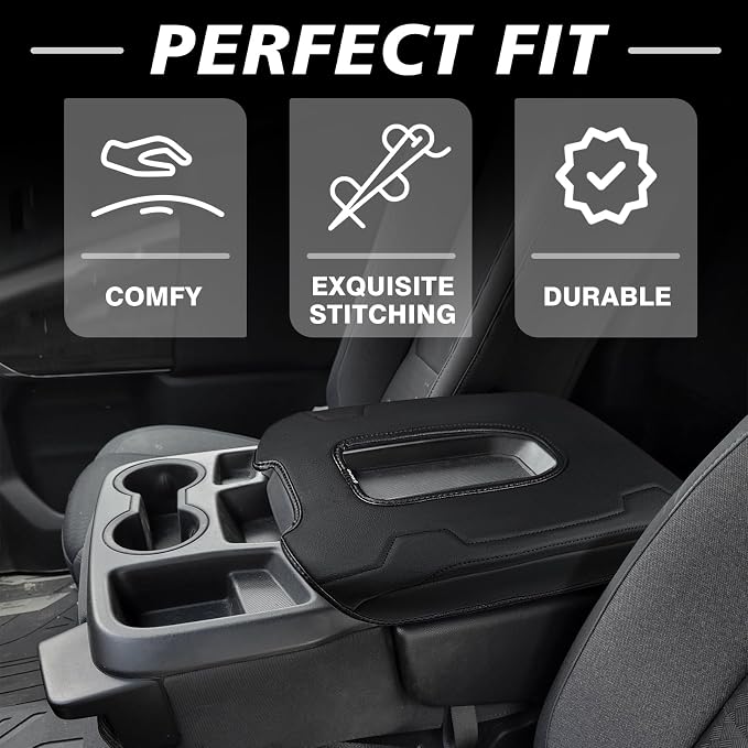 Muslogy Center Console Armrest Cover Compatible - Image 6