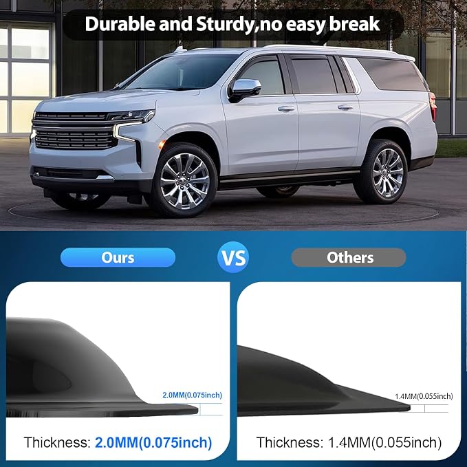 Nilight Durable in Channel Rain Guards - Image 4