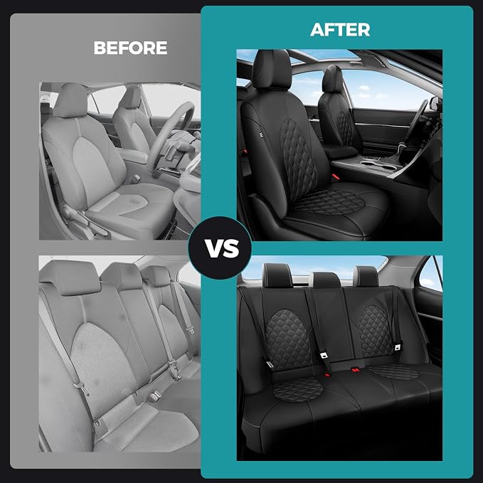 for Toyota Camry Seat Covers XLE XSE V6 2018 2019 2020 2021 2022 2023 2024 - Image 6