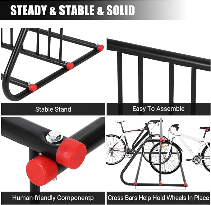 Commercial Grid Bike Rack for 10 Bikes - Image 3