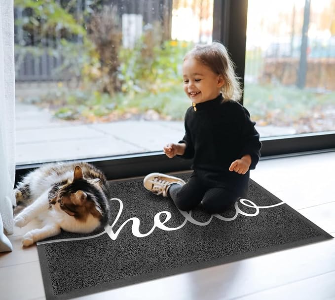 EARTHALL Door Mat 3-Pack Outside Inside Hello Doormat 30"x17.5" Durable Floor - Image 8