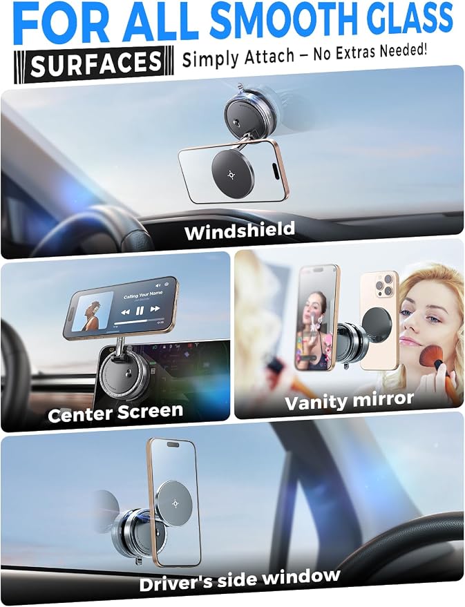 eSamcore Vacuum Magnetic Phone Holder - Image 2