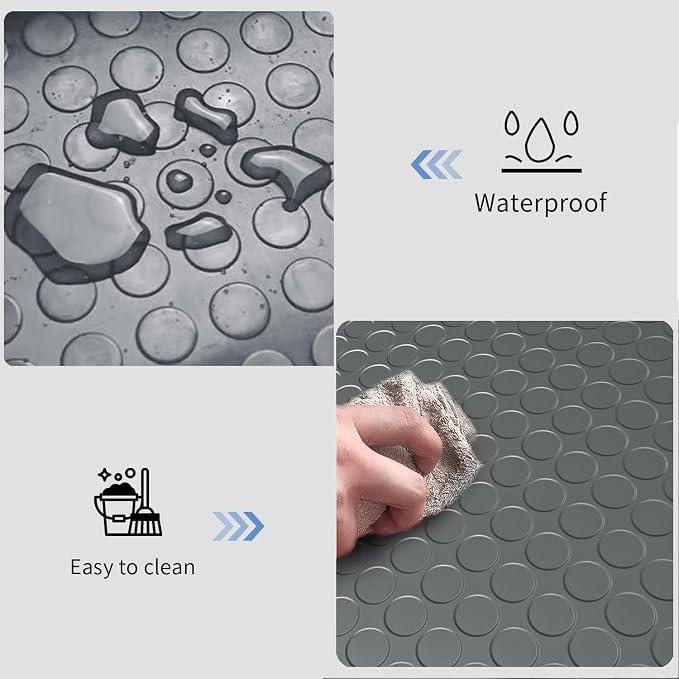 Premium Garage Floor Mat, Commercial Grade Heavy Duty Parking Mat - Image 5