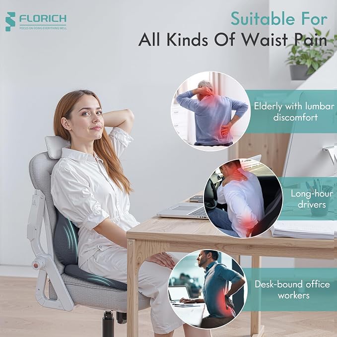 FLORICH Car Seat Cushion and Lumbar Support Pillow - Image 5