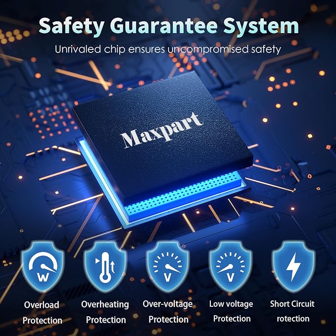 1000W Inverter for Car Power Inverters, 12v DC to 110v AC Converter - Image 3