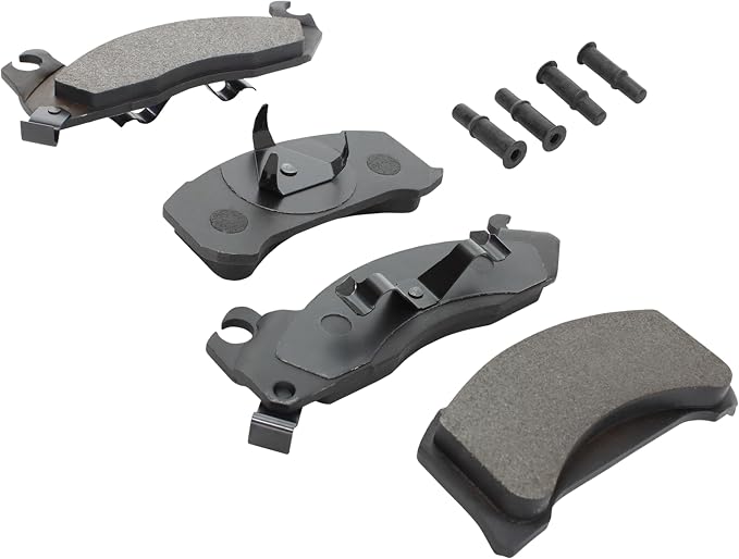 Premium Semi-Metallic Front Brake Pads Compatible - Image 2