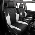 Seat Covers for Toyota 4Runner 2011-2024, Faux Leather Car Seat Cover Full Set by FEINEPRO