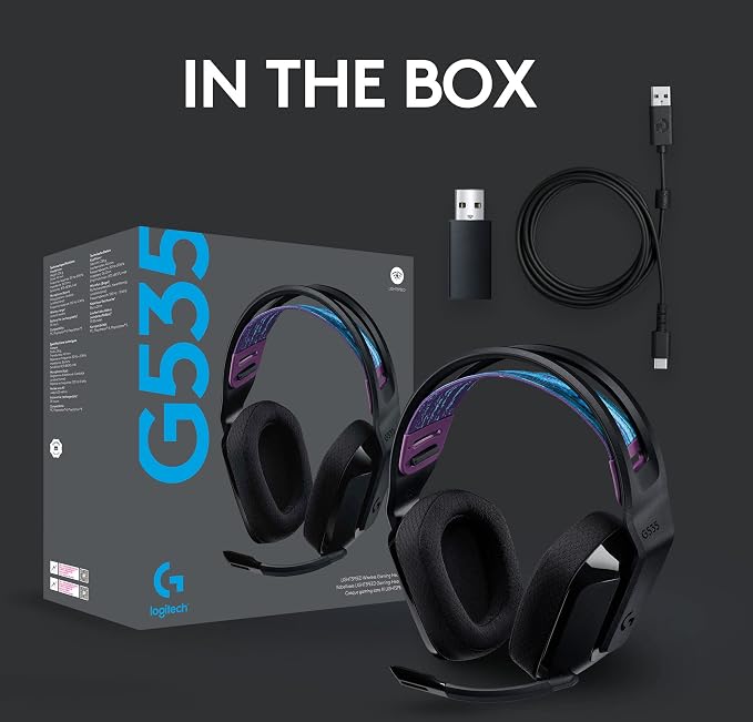 Logitech G535 LIGHTSPEED Wireless Gaming Headset - Image 10
