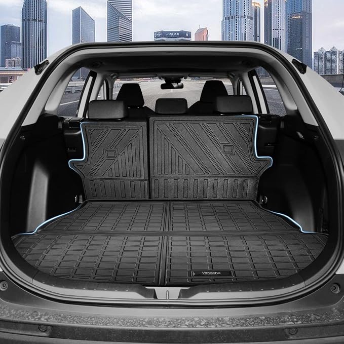 Vanseno Floor Mat & Cargo Liner & Backrest Mat Compatible - Image 5