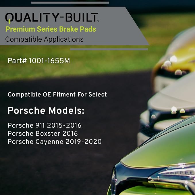 Premium Semi-Metallic Rear Brake Pads Compatible - Image 3