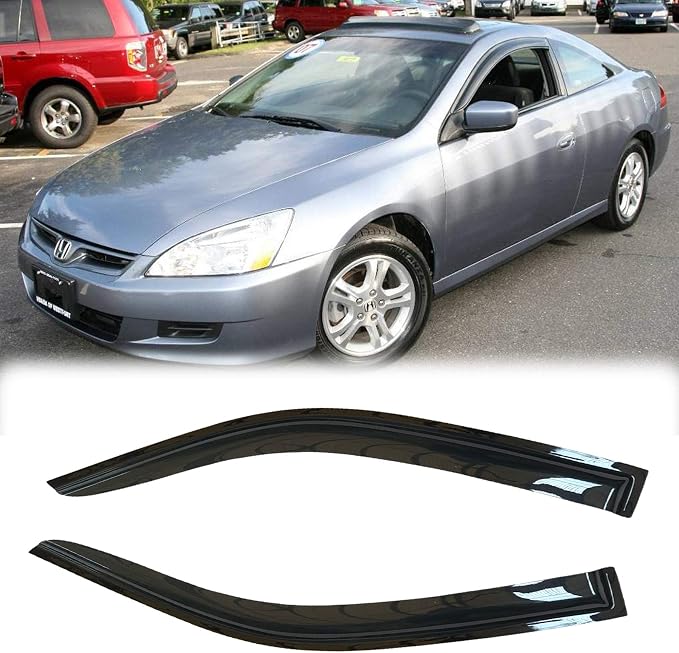 Side Window Wind Deflector, Window Visor fit by Puermto