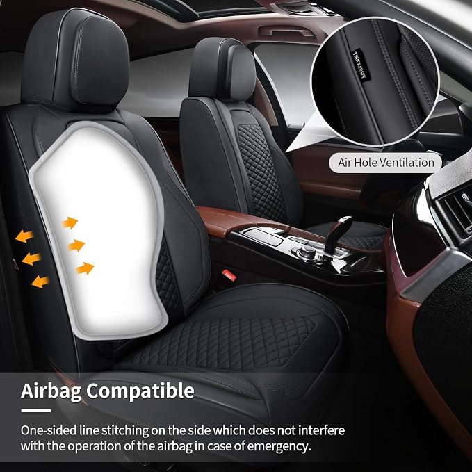 Car Seat Covers Full Set Leather Seat Covers Automotive Seat Covers Universal - Image 6