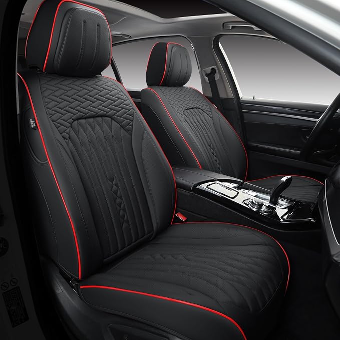 Car Seat Covers Full Set, Leather Seat Covers - Image 8