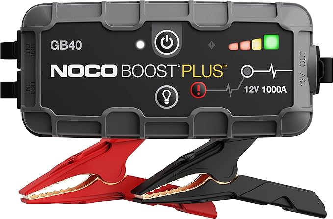 NOCO Boost GB40: 1000A UltraSafe Jump Starter – 12V Lithium Battery Booster Pack by NOCO