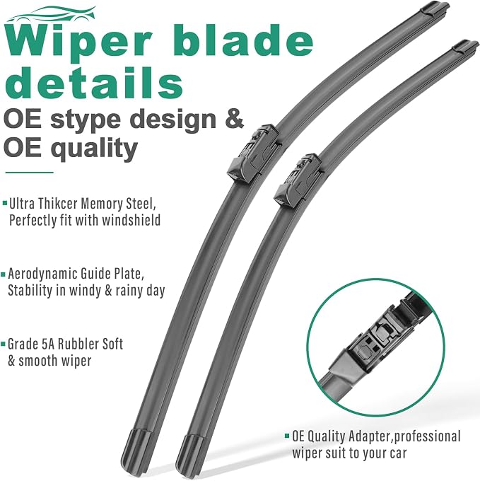 26" 16" 12" Windshield Wiper Blades Replacement - Image 3