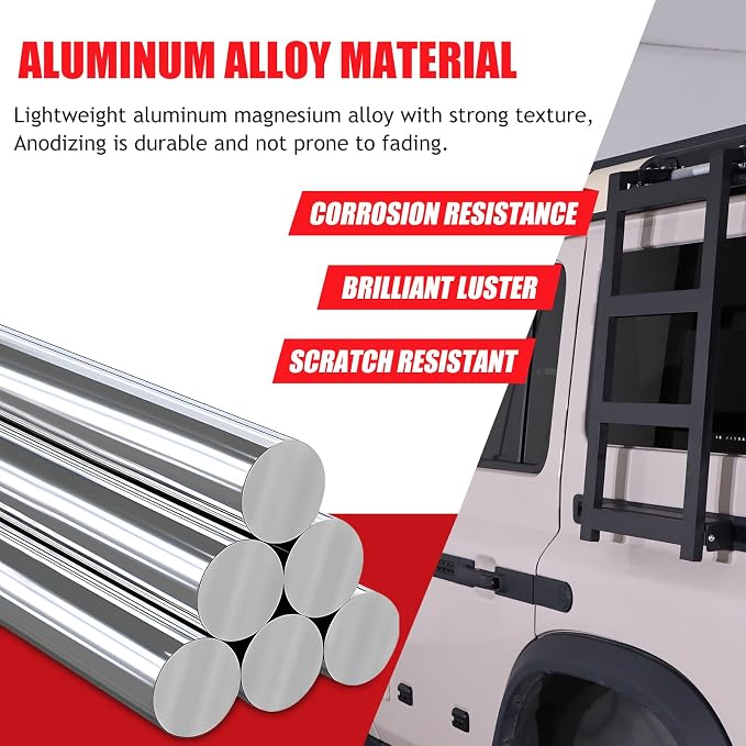 Car Roof Rack Ladder Side Access Ladder Compatible - Image 5