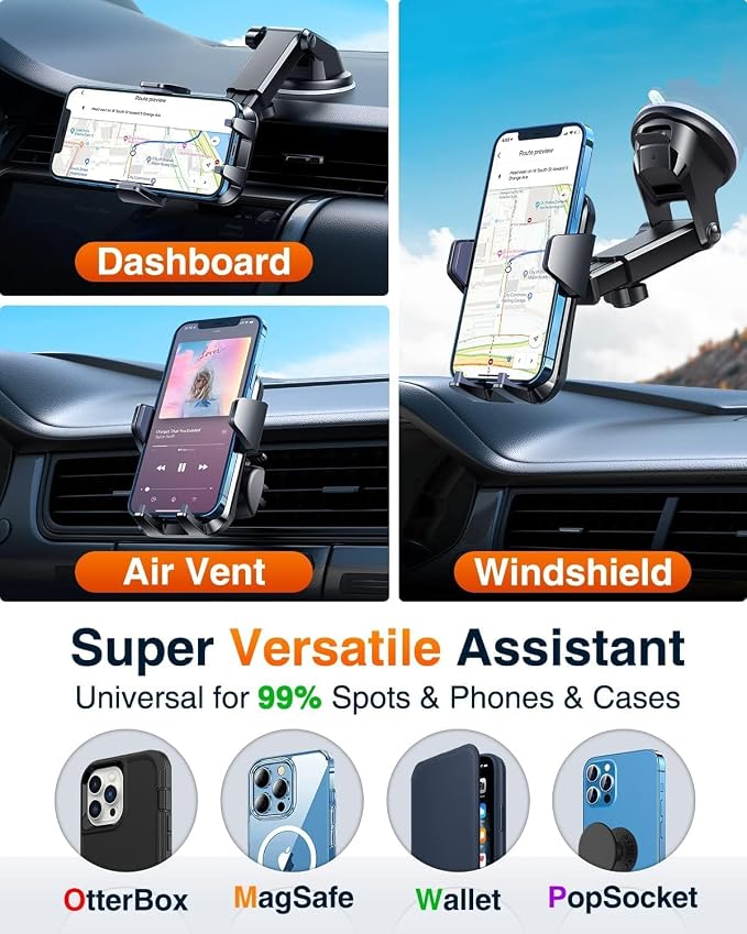 Car Phone Holder VANMASS【2025 Ultimate Military-Grade Upgraded】Suction Cell - Image 2