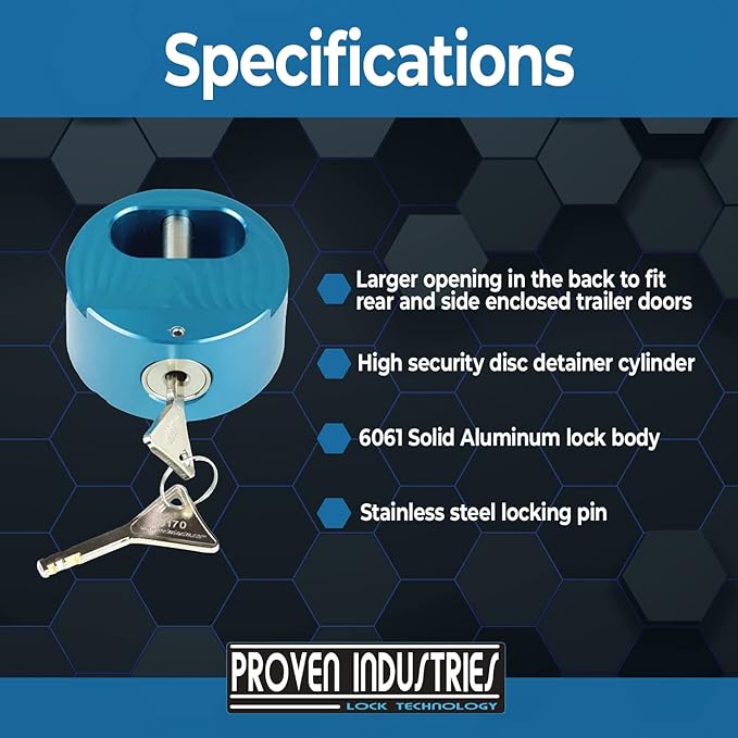 Proven Industries Model 400XL Puck-Lock Set, Made in The USA - Image 3