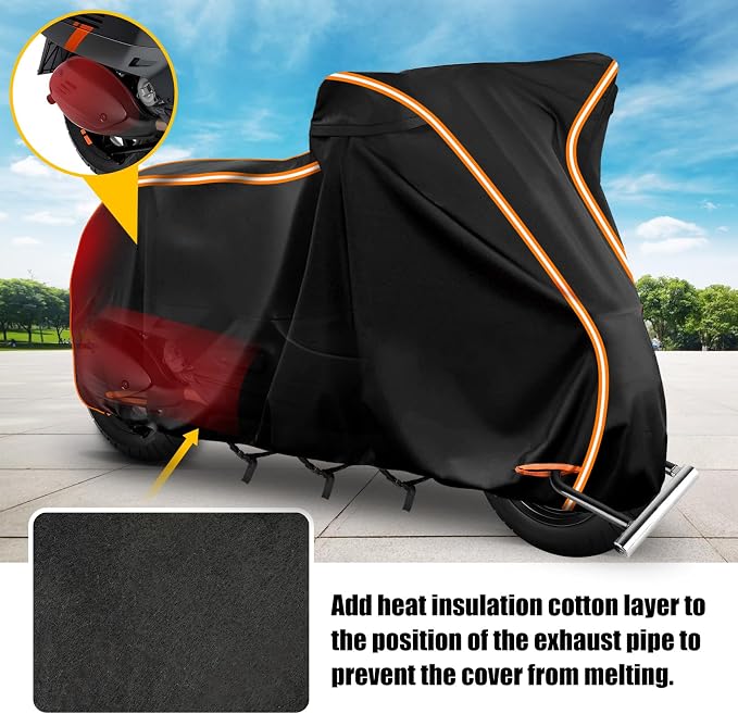 420D Waterproof Motorcycle Cover - Image 3