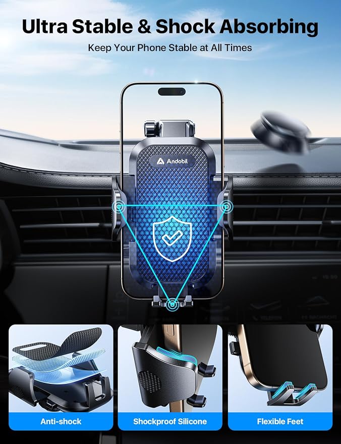 andobil Car Phone Holder Mount Phone Holders - Image 7