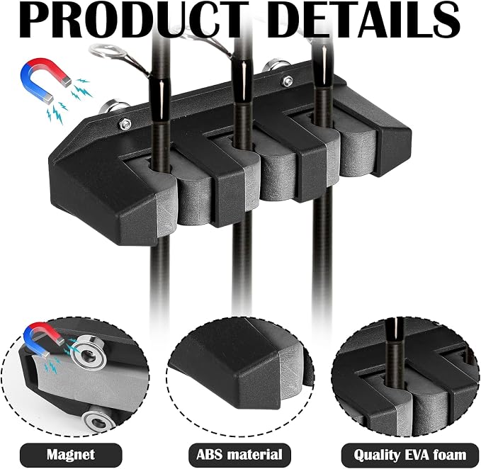 2 Pcs Magnetic Fishing Rod Holder - Image 3
