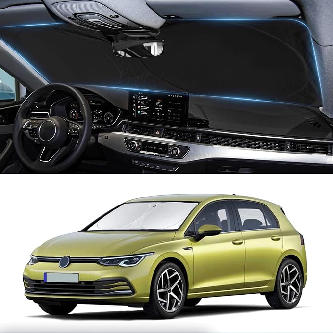 Sunshade for 2015-2023 2024 2025 Volkswagen Golf GTI e-Golf VW Golf R 4 Door by INSAUTO