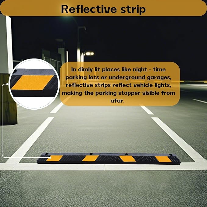 Heavy-Duty Parking Curb Wheel Stop - Image 6