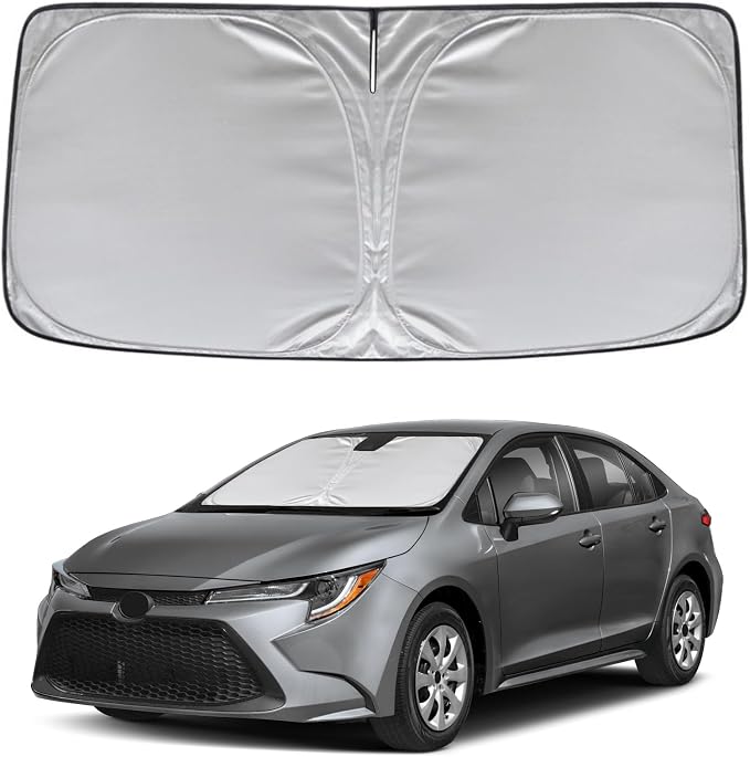 KAYZT Windshield Sun Shade for Toyota Corolla Hybrid Sedan 2020-2025 Foldable by KAYZT