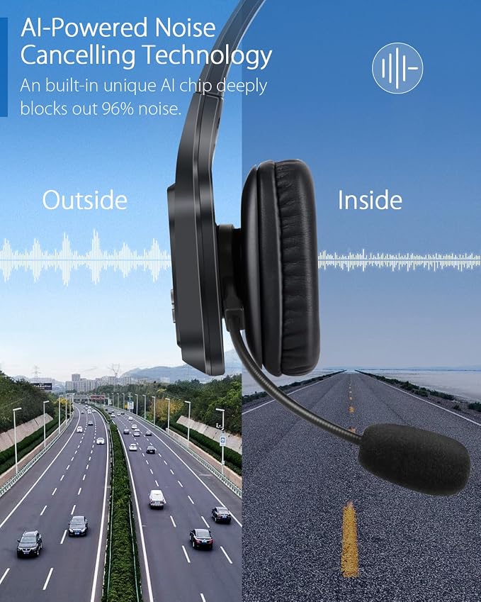 HomeSpot JM100 Trucker Bluetooth Headset - Image 2