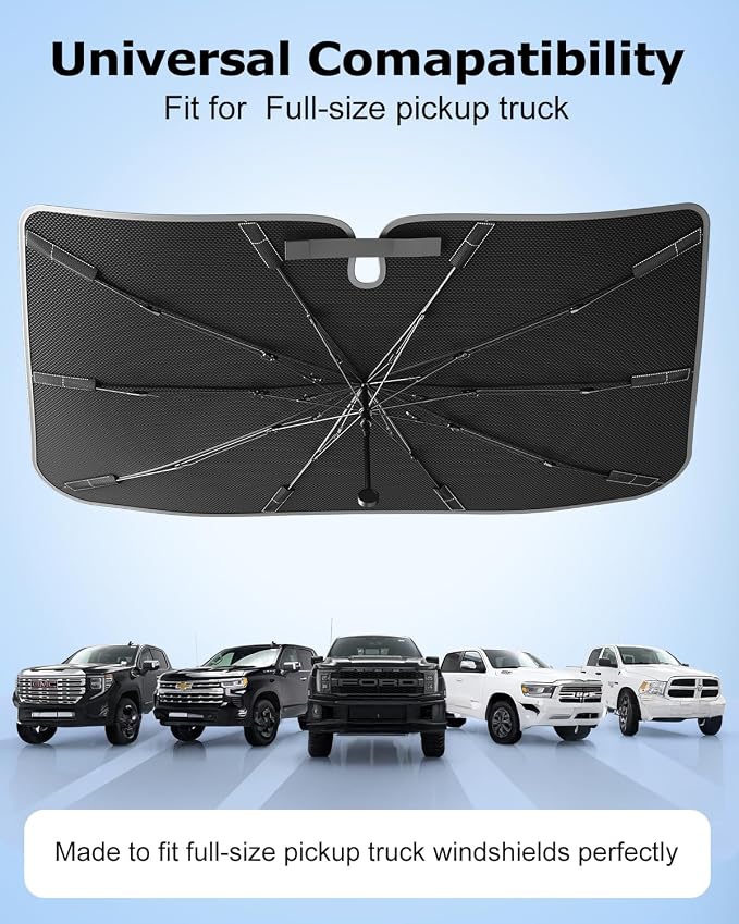 Weektic Truck Windshield Sun Shade - Image 3