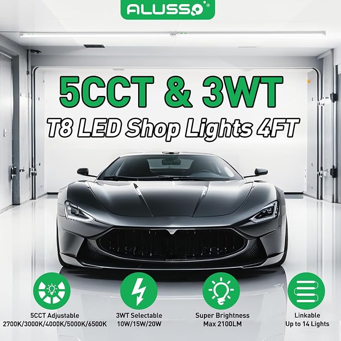 ALUSSO® 4FT LED Shop Lights - Image 3