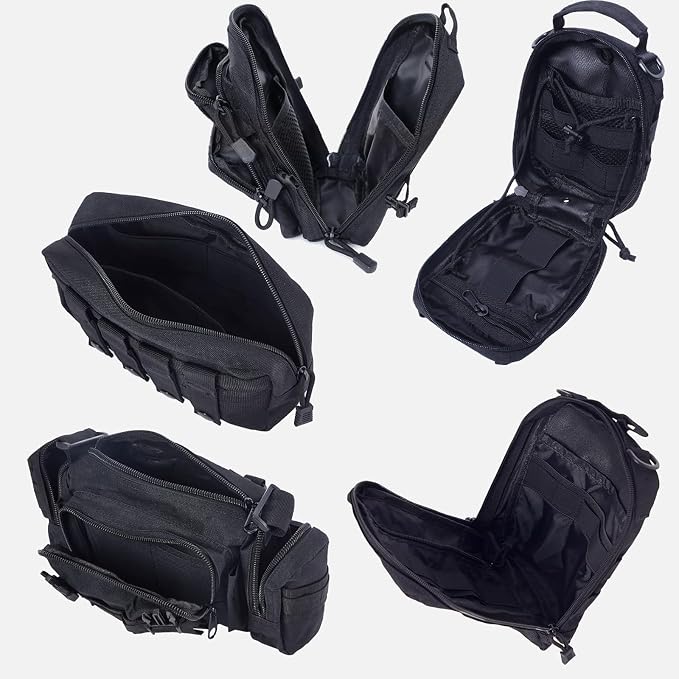 Universal Tactical Seat ​Back Organizer Vehicle Molle Panel Organizer Storage - Image 7