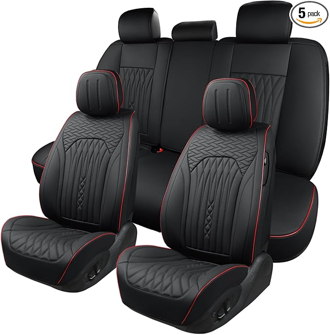 Car Seat Covers Full Set, Leather Seat Covers by COMFDRIVESEATCOVERS