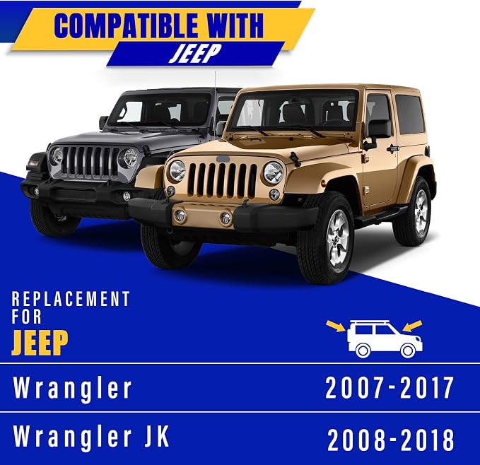 3 wipers Replacement for 2007-2017 Jeep Wrangler/2008-2018 Jeep Wrangler JK - Image 5